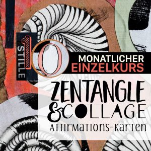Zentangle & Collage 10: Kreise