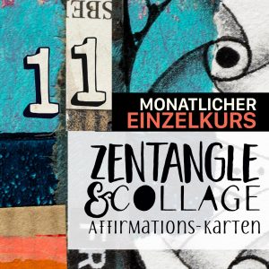 Zentangle & Collage 11: Fragmente & Metatangle