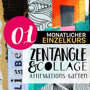 Zentangle & Collage 01: Bordertangle