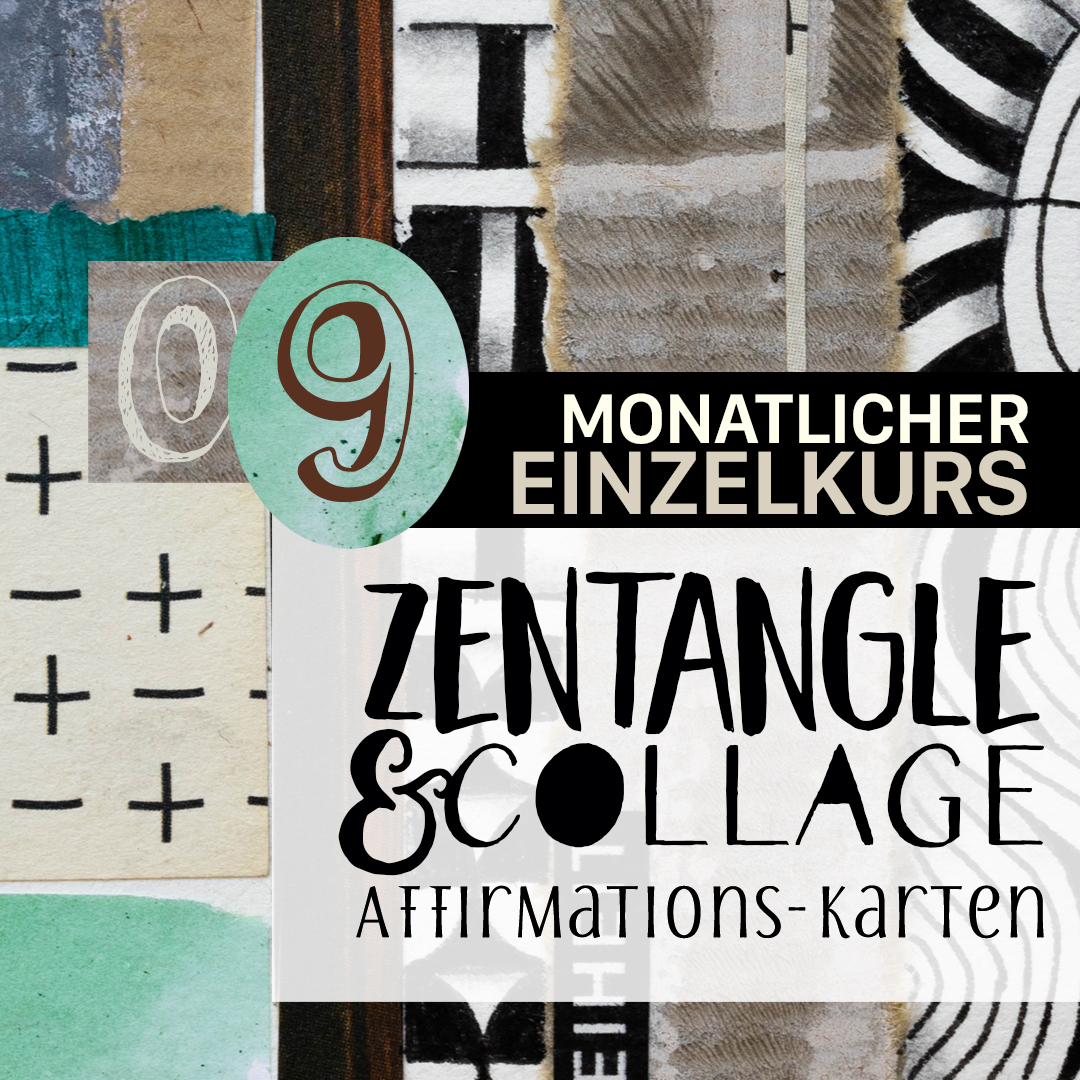 Zentangle & Collage 09: Transitions