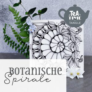 Tea Time Tangle 09: Botanische Spirale