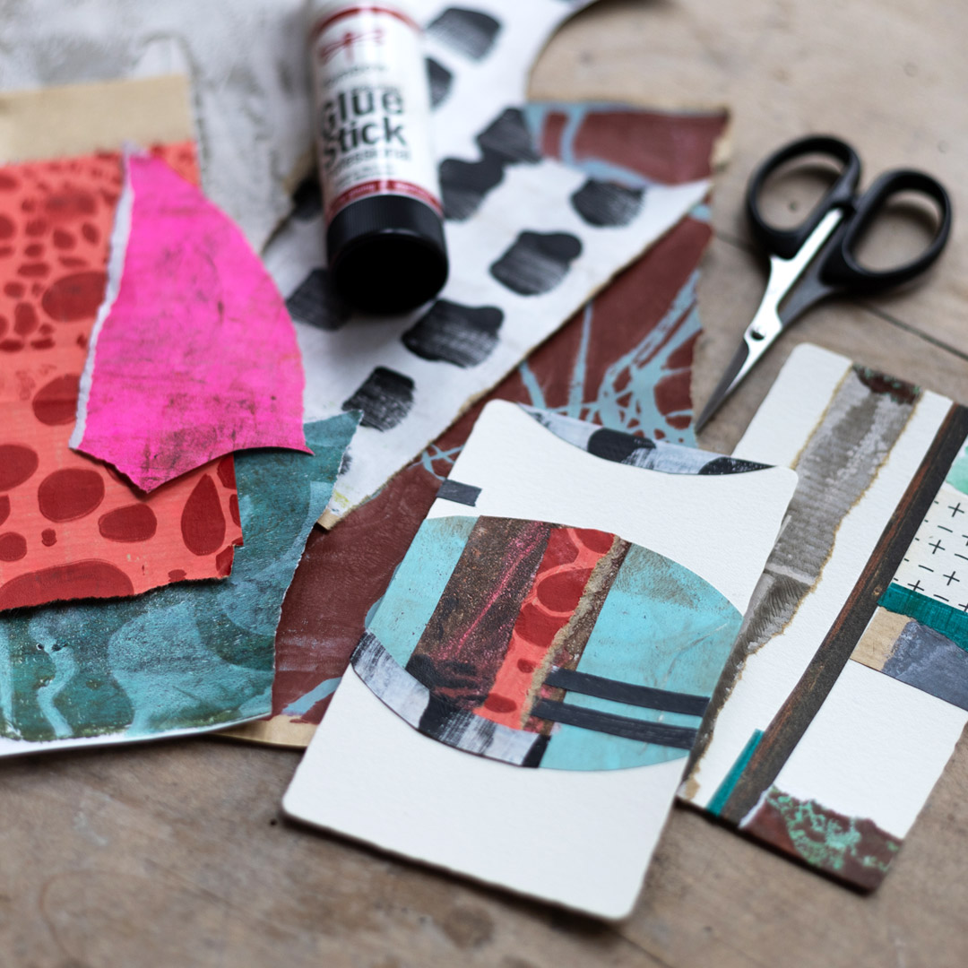 Zentangle & Collage 02: Organisch trifft auf Geometrie – Bild 4